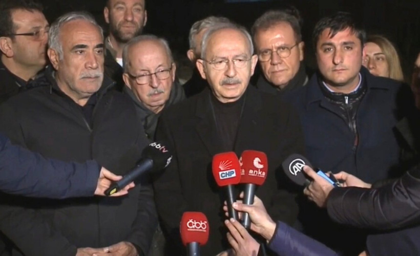 Kılıçdaroğlu deprem bölgesinde: Her elini kolunu sallayan müteahhit olmasın