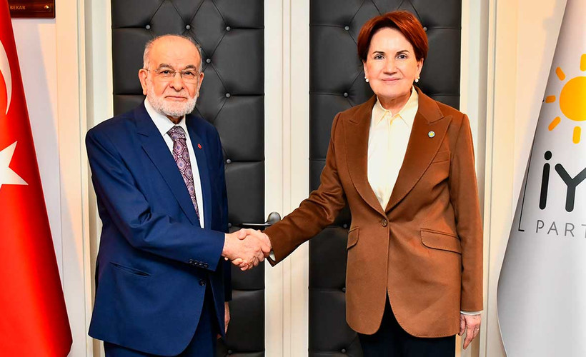 Karamollaoğlu'ndan İYİ Parti Genel Başkanı Akşener'e ziyaret