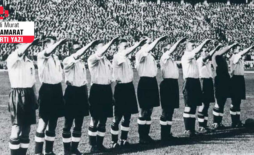 Sahalarda Nazi selamları