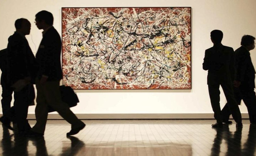 Bulgaristan'da baskın: Ünlü ressam Jackson Pollock'ın bilinmeyen eseri bulundu