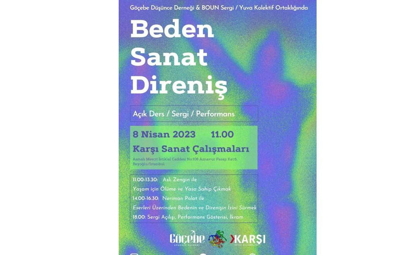 Karşı Sanat'tan yeni sergi: Beden Sanat Direniş