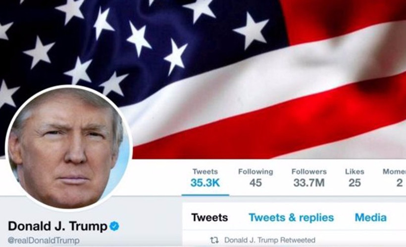 Trump'ın Twitter hesabı silindi
