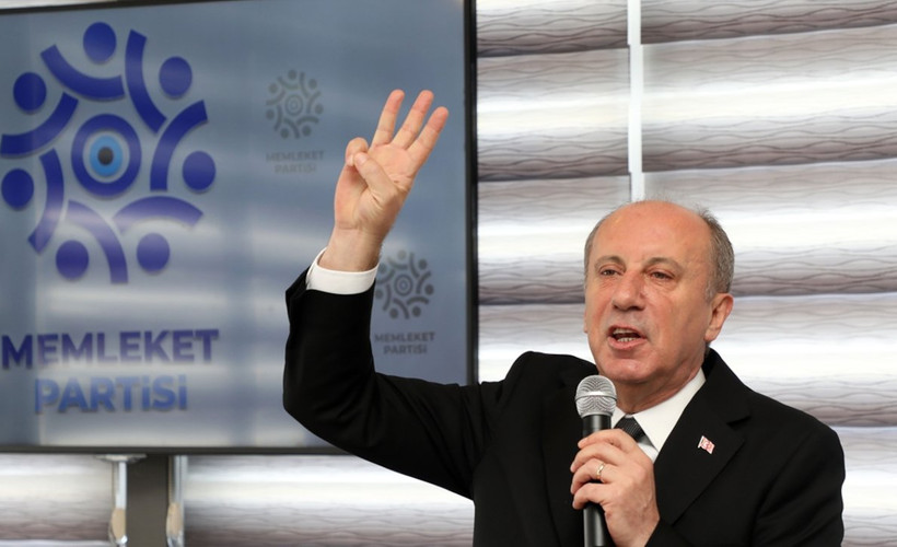 Muharrem İnce partisinin selamlaşma işaretini tanıttı