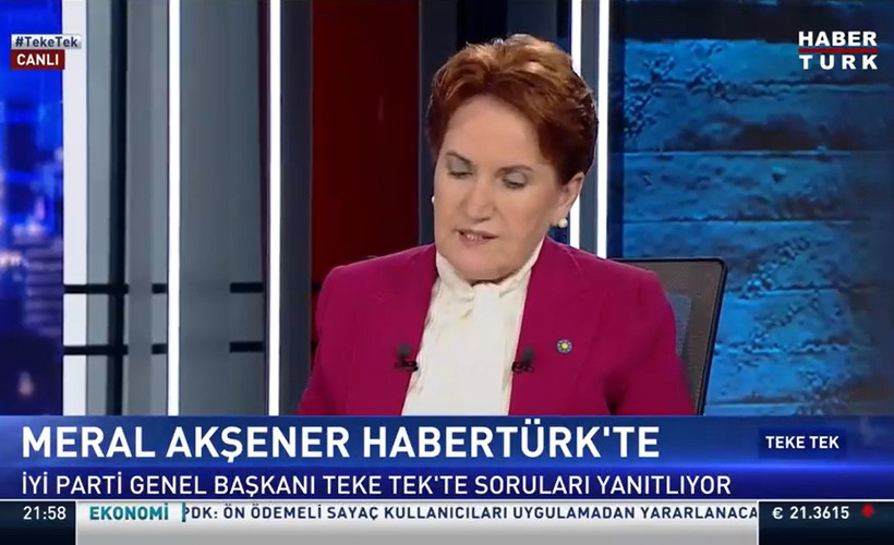 Akşener: Partiden ayrılanların HDP'yi öne sürmesi sahte bir tavır