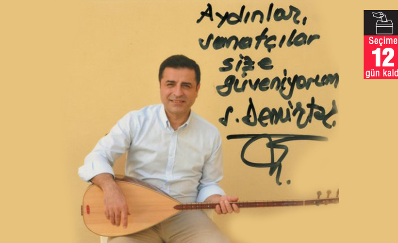 Demirtaş sosyal medyadan seslendi: Sanatçılar, oyuncular, edebiyatçılar... Bütün aydınlar, sıra sizde
