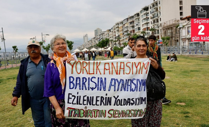 Yeşil Sol Parti'nin final mitingi İzmir'de: Gençler sandıkları korumak için demokrasi nöbeti tutmalı