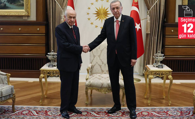 Erdoğan, Bahçeli ile bir araya geldi