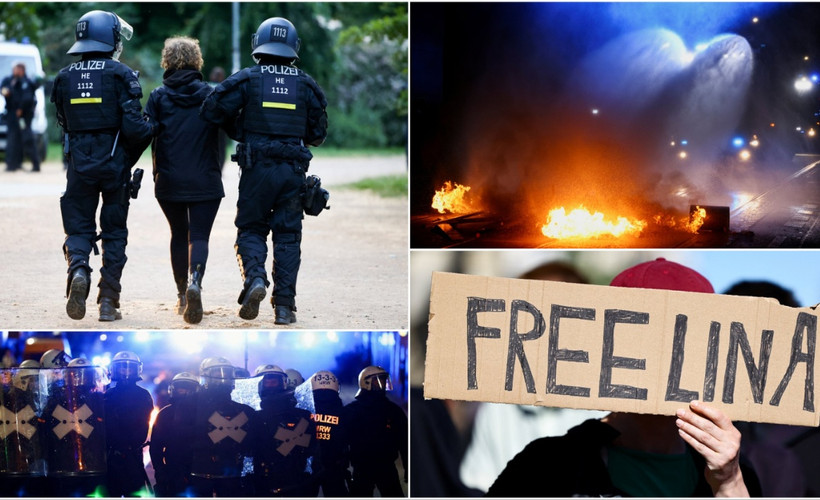 Almanya'da Lina E. eylemleri ikinci gününde: Leipzig karıştı