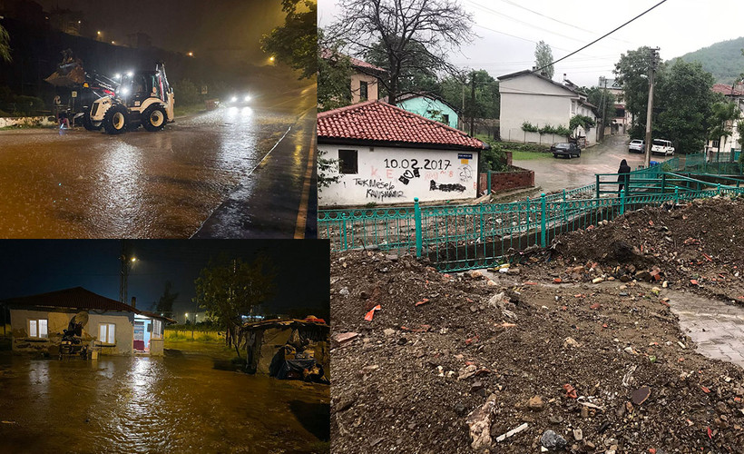 Samsun ve Sinop’ta sel: Okullar tatil edildi