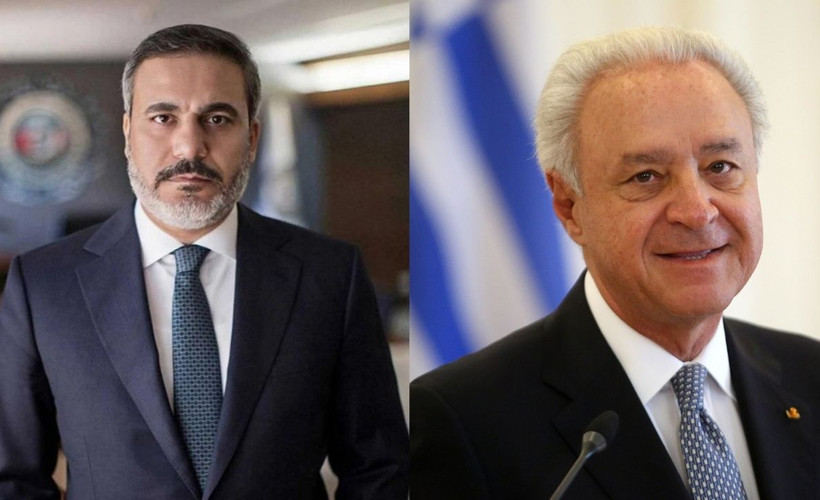 Hakan Fidan, Yunanistan Dışişleri Bakanı Kaskarelis'la görüştü