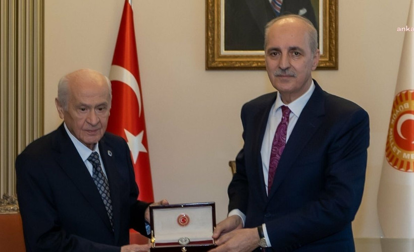 TBMM Başkanı Kurtulmuş, görevi geçici başkan Bahçeli'den devraldı