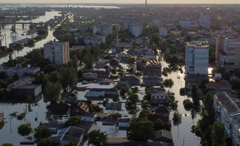 Kahovka Barajı'nın saldırı sonucu yıkıldığına ilişkin kanıtlar artıyor