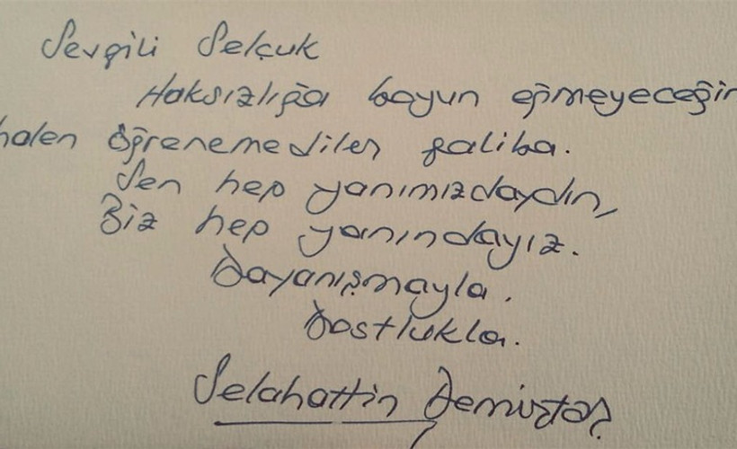 Demirtaş'tan Kozağaçlı'ya dayanışma mesajı