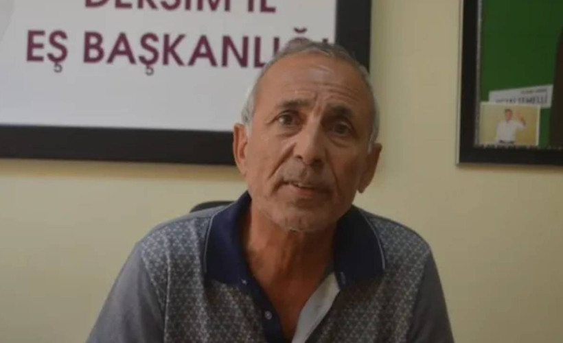 Eski HDP Dersim İl Eş Başkanı Hıdır Çiçek gözaltına alındı
