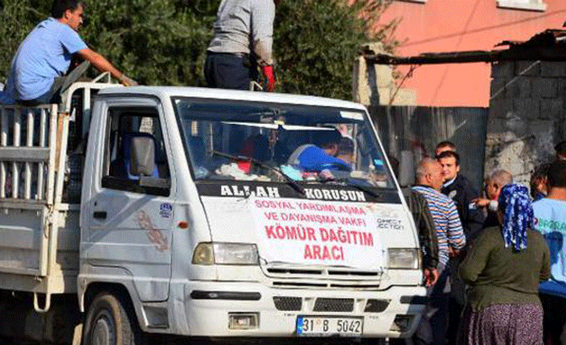 Kömür dağıtımında izdiham