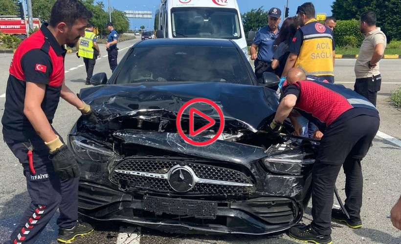 Galatasaraylı Barış Alper Yılmaz trafik kazası geçirdi