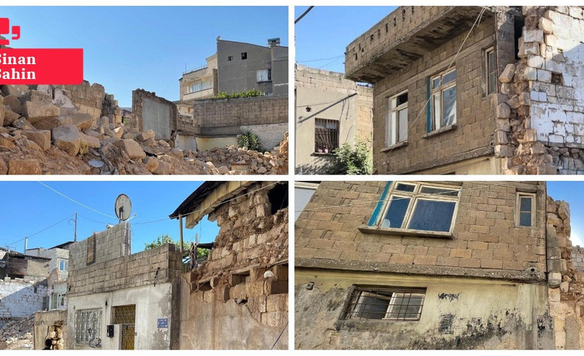 Antep'te ağır hasarlı binalar tehlike saçıyor: 'Sabaha kadar uyuyamıyoruz'