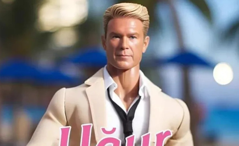 Uğur Dündar yapay zeka ile Ken oldu: Barbie'ler kapıyı açar mısınız efendim?