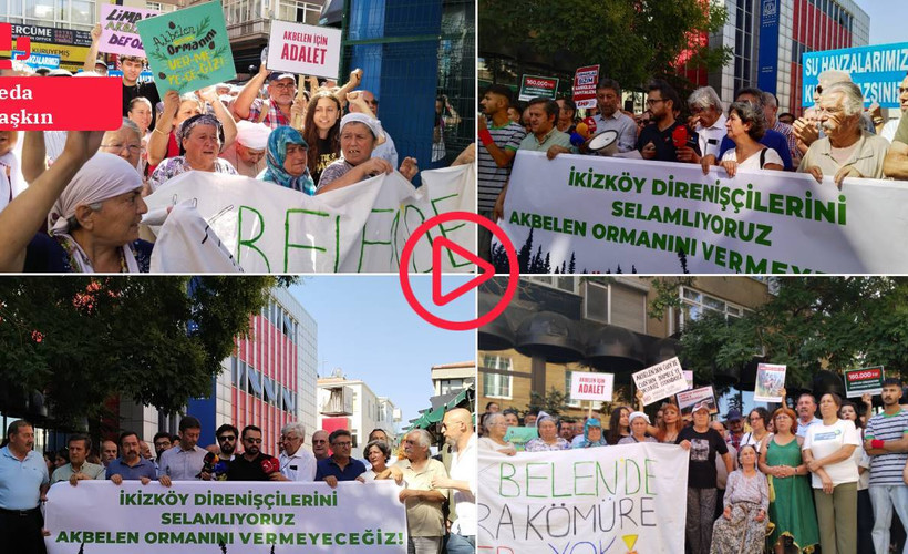Akbelen için direnen İkizköylüler Ankara'da: İnsana ve doğaya zarar veren tüm projeleri iptal edin!