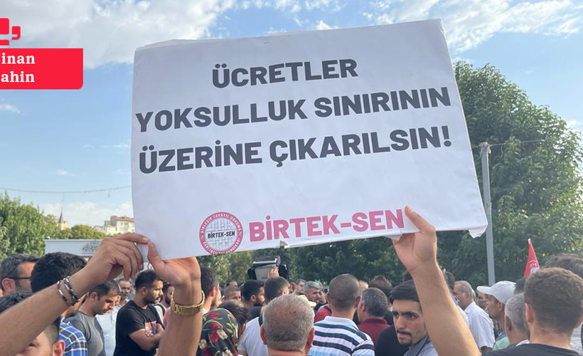 Şireci Tekstil işçileri grevi kente taşıdı