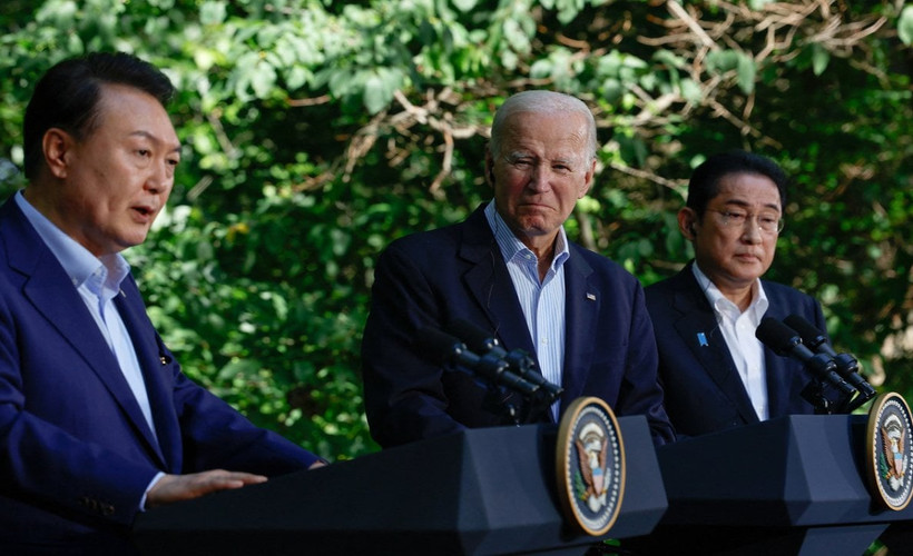 Camp David'de üçlü zirve: ABD, Asya-Pasifik'te Çin'e karşı işbirliğini güçlendirdi