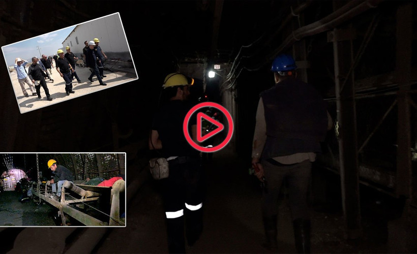 Artı TV yer altında direnen madencilerin yanına indi: 'Hakkımızı istiyoruz'