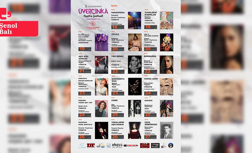 3. Uluslararası Üvercinka Tiyatro Festivali 18 Eylül'de başlıyor