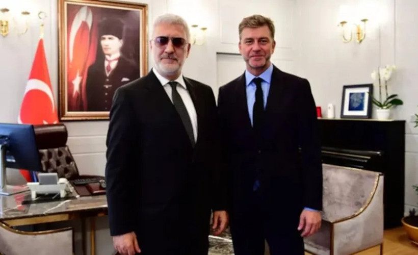 Karadağlı'dan, Devlet Opera ve Balesi yönetimine atanan Tan Sağtürk'e tebrik ziyareti