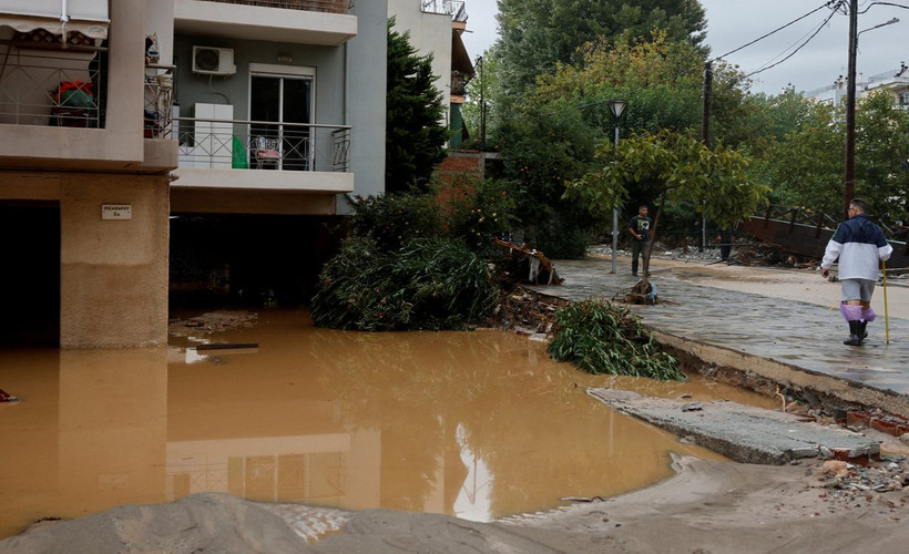 Yunanistan ikinci kez sel felaketiyle karşı karşıya