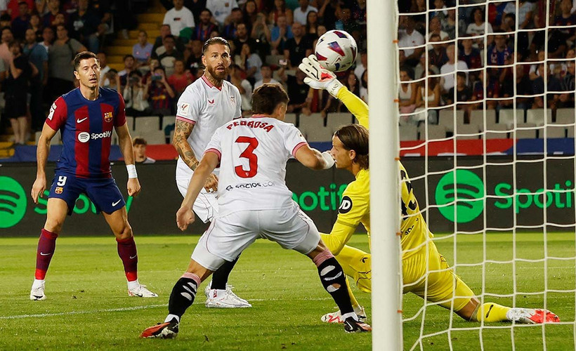 Maç öncesi yaşanan gerilimin gölgesinde: La Liga'da Barcelona Sevilla'yı 1-0 yendi