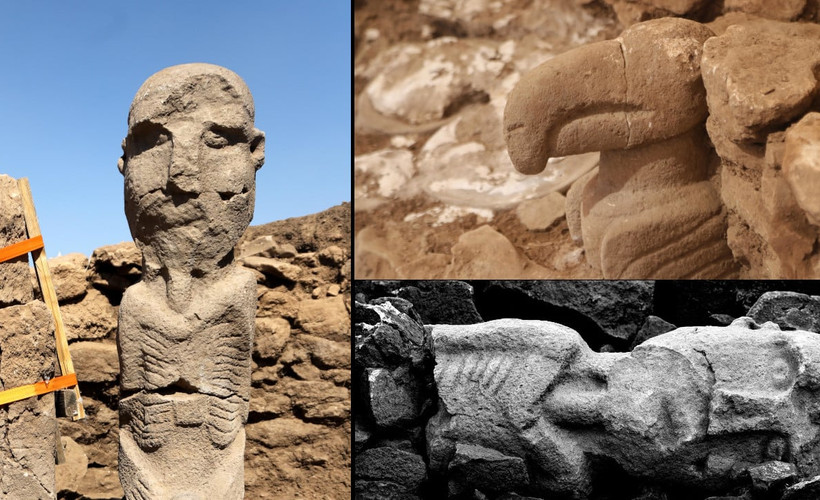 Göbeklitepe: Tarihin sıfır noktasında ilk boyalı heykel bulundu