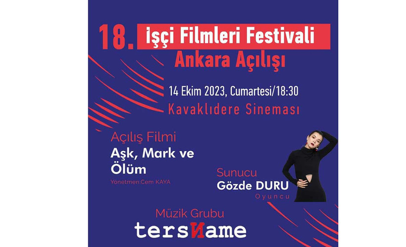 18’inci İşçi Filmleri Festivali Ankara’da