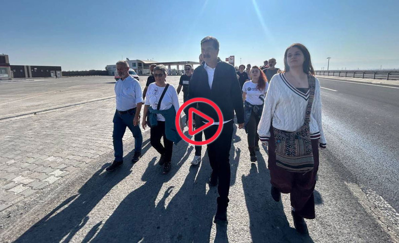 TİP'in Özgürlük Yürüyüşü 16. gününde: Erkan Baş, açlık ve yoksulluğa dikkat çekmek için yürüdü