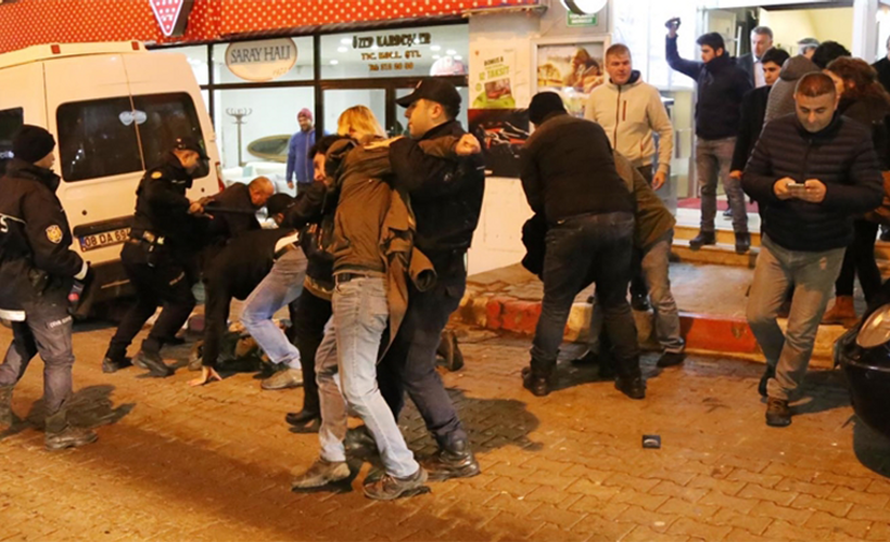Ensar Vakfı protestosuna gözaltı