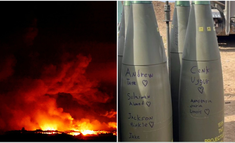 İsrail'in ismini Gazze'ye atılacak bombanın üzerine yazdığı Cenk Uygur'dan tepki