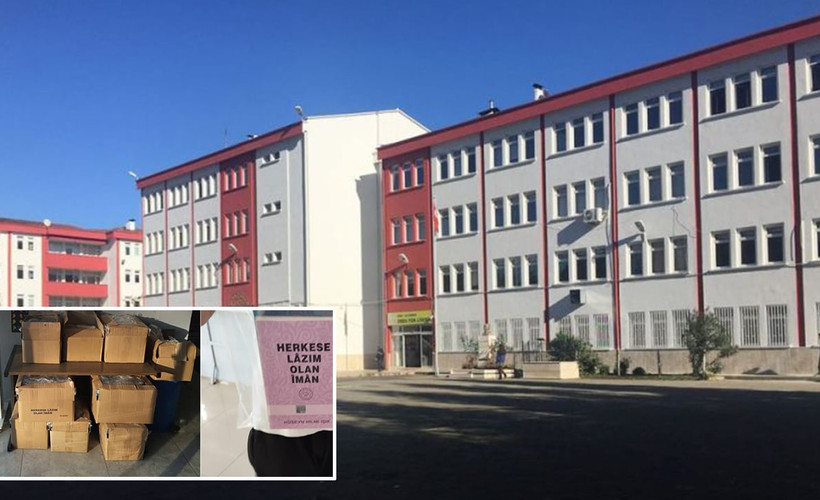 Orduda bir lisede öğrencilere Işık Cemaati'nin kitapları dağıtıldı