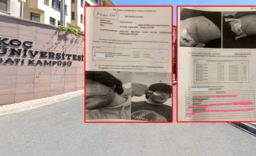 Koç Üniversitesi'ndeki ırkçı saldırının ses kayıtları dosyaya girdi: 'Kürt olduğu yetmezmiş gibi bir de Alevi'