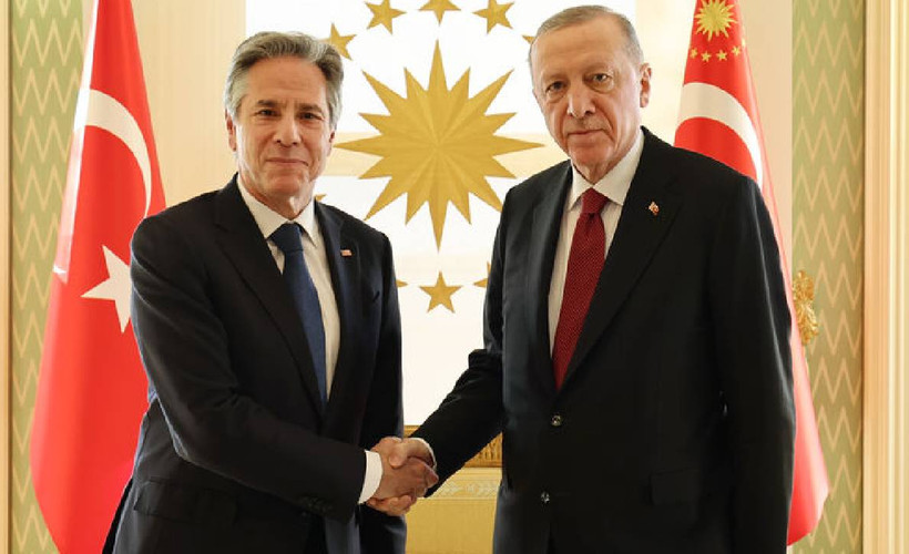 Erdoğan ile görüşen Blinken, 'Gazze'de Türkiye'nin rol oynamasını istiyor'