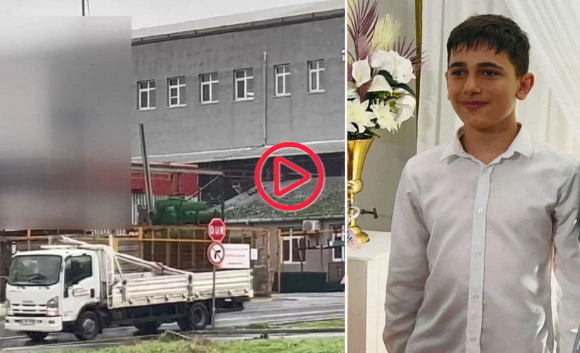 Büyükçekmece'de sac büküm makinesine kafası sıkışan çocuk işçi yoğun bakımda