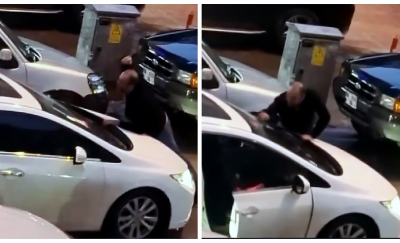 Kadının aracını yumruklayarak tehdit eden erkek serbest bırakıldı