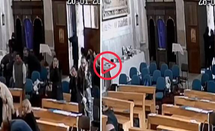 Santa Maria Kilisesi’ne saldırıda yeni görüntüler: Saldırganlar, öldürdükleri Tuncer Murat Cihan'a kapıyı açmış