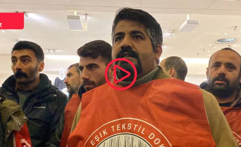 Özak işçileri, Cevahir AVM’de eylemde