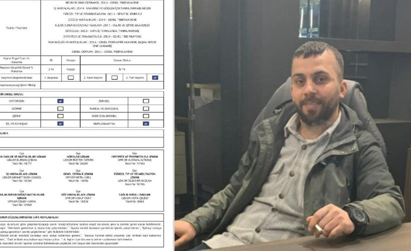 Yüzde 99 engelli raporu olan Yılmaz Anar cezaevine götürülmek isteniyor