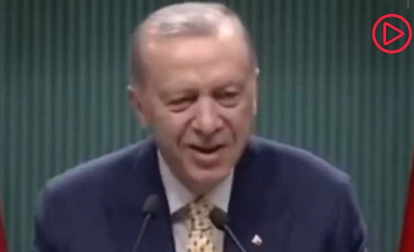 Erdoğan'ın 'astronot' derken dili sürçtü, üçüncü denemede kendi de güldü