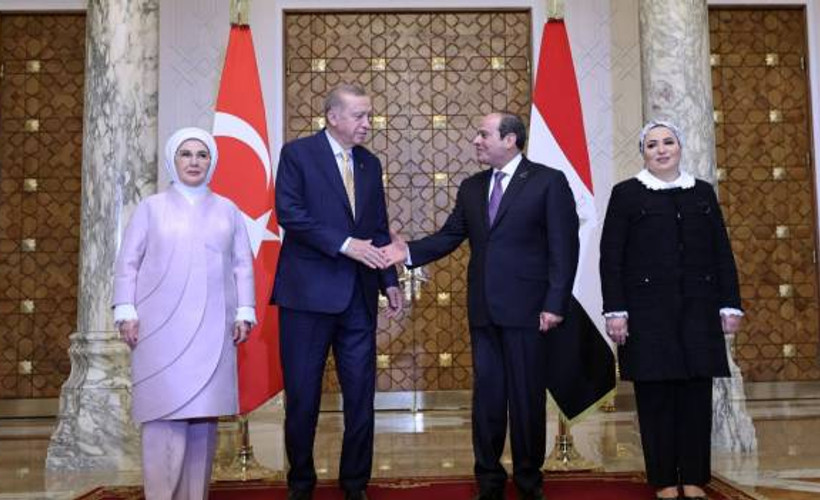 Erdoğan ve Sisi'den ortak açıklama: Görüşmeye Gazze damga vurdu, Sisi nisanda Türkiye'ye geliyor