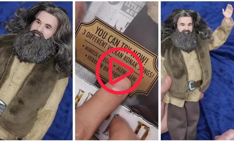 Volkan Konak şarkıları söyleyen Hagrid oyuncağı viral oldu