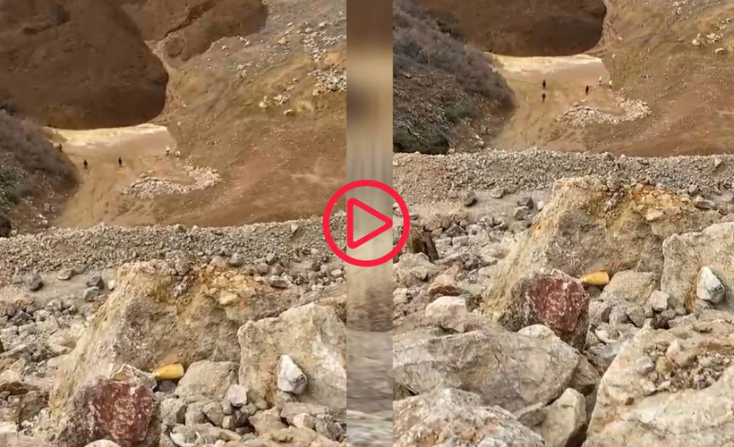 Erzincan'da maden faciası sonrası yeni görüntüler ortaya çıktı: 'Vana kırılmış'