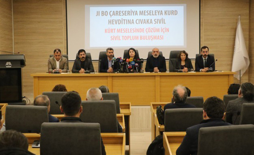 Diyarbakır'da 'Yeniden çözümü konuşmalıyız' bildirgesi: Çözüm için ortak bir heyet oluşturulsun