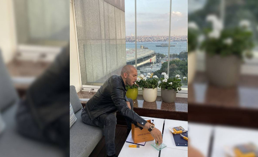 Suç örgütü kurmak ve insan kaçakçılığından yargılanan Andrew Tate İstanbul'da