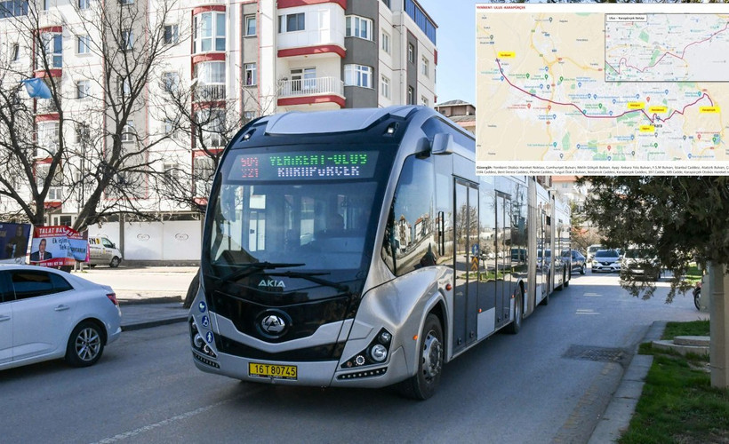 Ankara'da metrobüs dönemi: Yenikent-Ulus-Karapüçek hattında test sürüşü başladı